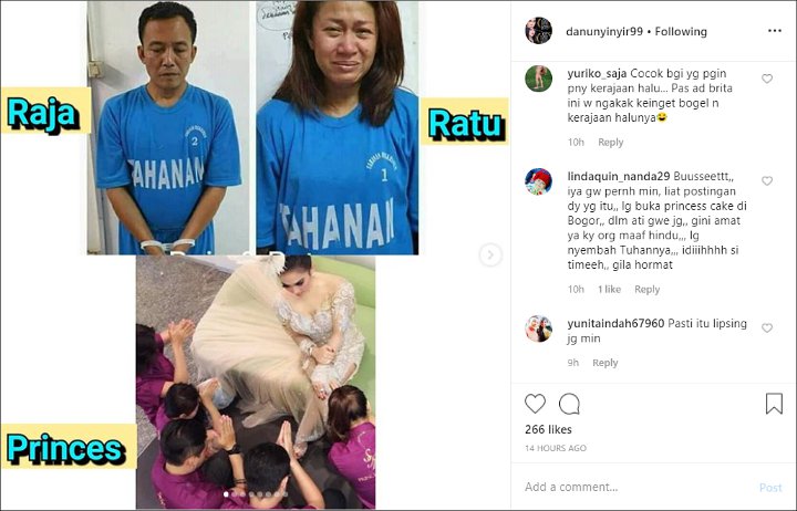 Syahrini Disebut Mirip Raja Ratu Keraton Agung Sejagat
