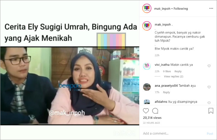 Makin Cantik, Ely Sugigi Ngaku Sempat Diajak Nikah 3 Orang Arab Saat Ibadah Umrah