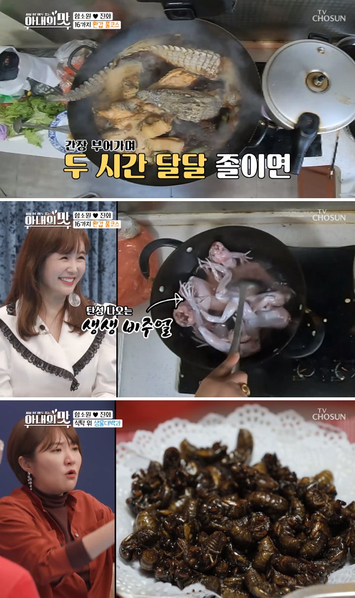 Ham So Won Bikin Syok Masak Buaya Goreng hingga Tupai Untuk Ayah Suaminya di \'Flavor of Wife\'