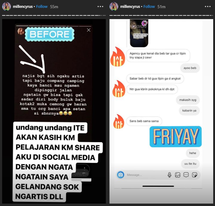 InstaStory Millendaru 2