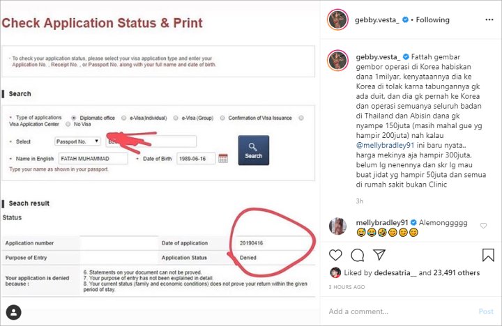 Postingan Gebby Vesta Soal Lucinta Luna