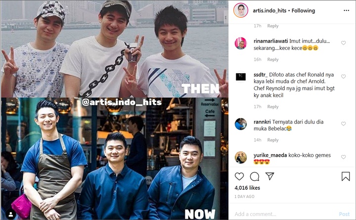 Foto Masa Kecil Chef Arnold Super Gemas, Wajah Saudara ...