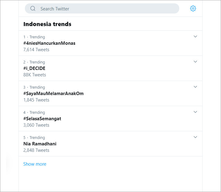 Nia Ramadhani Trending