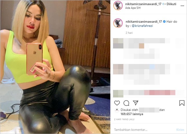 Nikita Mirzani Miirip Dua Lipa