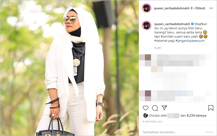 Sarita Abdul Mukti Ungkap Keinginan Punya Suami Baru, Sudah Siap Lepas