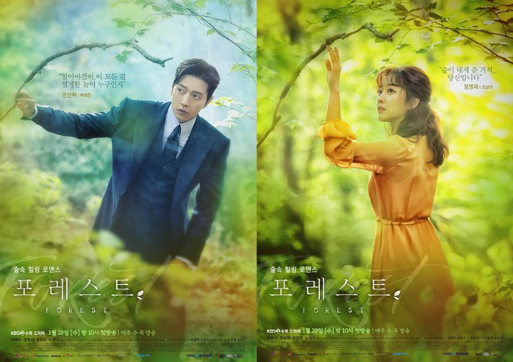 Jo Bo Ah - Park Hae Jin Tunjukkan Ekspresi Berbeda di Poster \'Forest\', Tim Produksi Janjikan Hal Ini