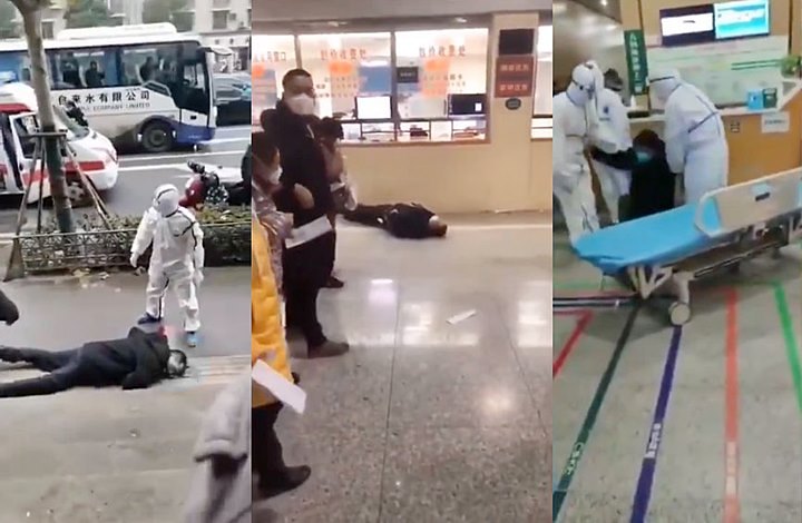 Makin Ngeri, Pasien Virus Corona di Wuhan Terekam Berjatuhan di Jalan