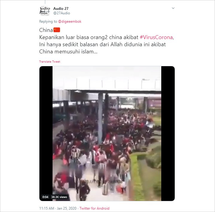 Geger Wabah Virus Corona Dikaitkan Dengan Isu Muslim Uighur, Auto Banjir Hujatan