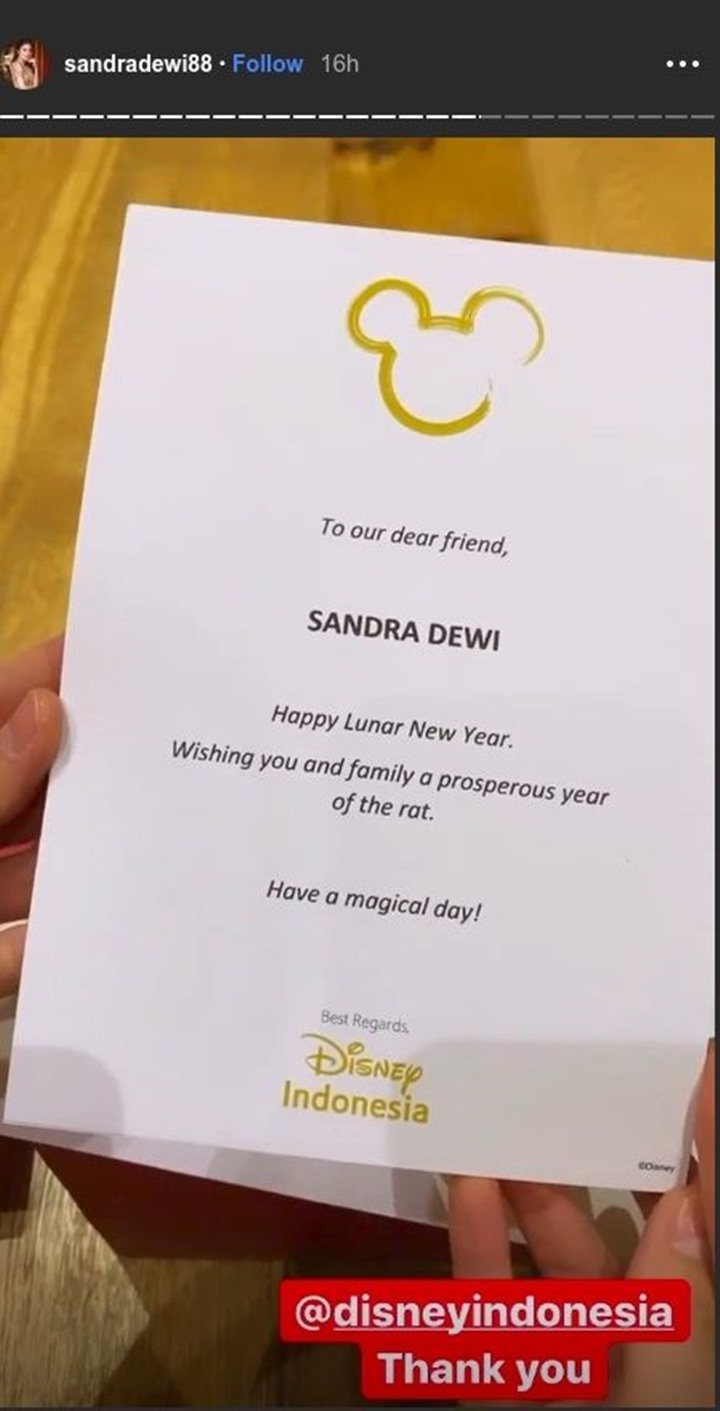 Real Princess, Sandra Dewi Dapat Ucapan Imlek dari DisneyReal Princess, Sandra Dewi Dapat Ucapan Imlek dari DisneyReal Princess, Sandra Dewi Dapat Ucapan Imlek dari Disney