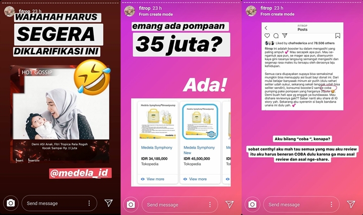 Klarifikasi Fitri Tropica