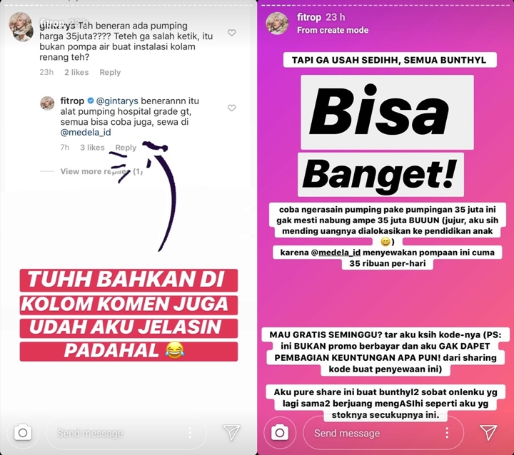 Klarifikasi Fitri Tropica