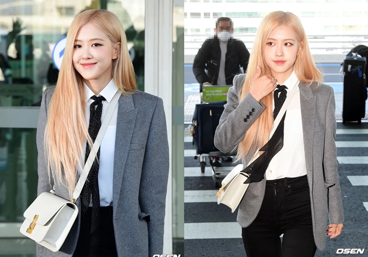 Dandanan Modis Rose BLACKPINK Ala Bos-Bos Tuai Pujian Selangit 2