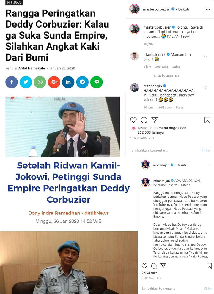 Mbah Mijan dan Deddy Corbuzier