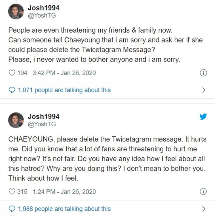 Stalker Halu Nayeon Akhirnya Tinggalkan Korea, Tidak Mau Disalahkan karena Corokan Nomor Ponsel Chaeyoung