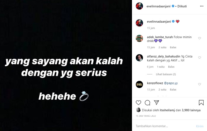 Evelin Nada Anjani Bicara Soal Cowok Serius