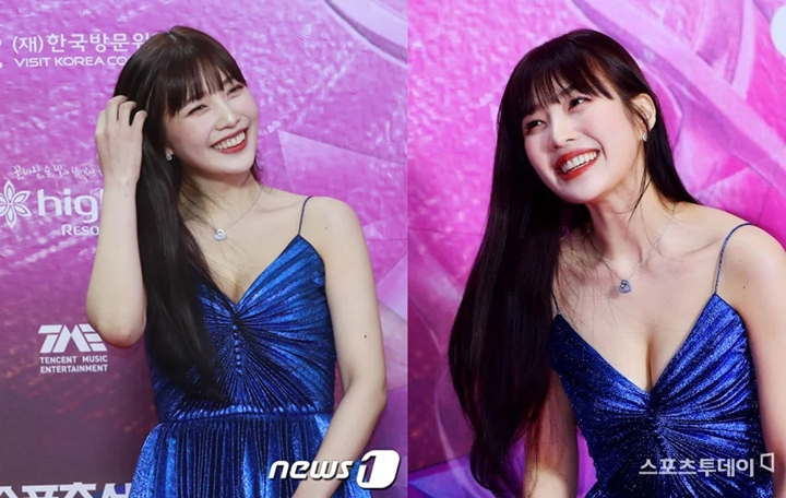 SMA 2020: Joy Red Velvet Umbar Belahan Dada, Bodi Menakjubkan Tuai Pujian Selangit 2