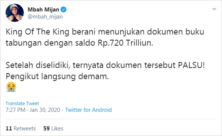 Mbah Mijan Soal King of the King