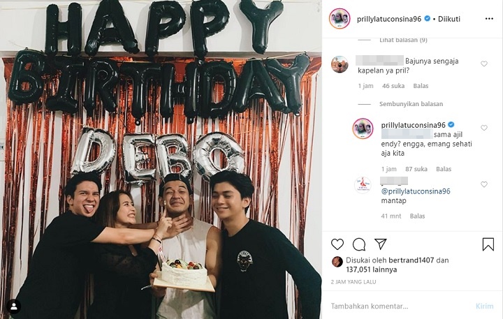 Prilly Latuconsina Balas Komentar Netizen