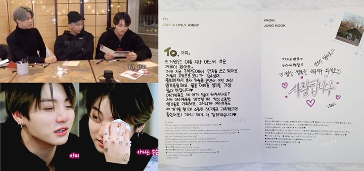 Jungkook BTS Nangis Saat baca Surat dari Fans, Begini Reaksi Member Lainnya