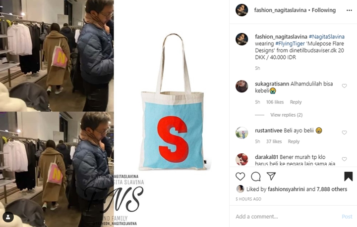 Nagita Slavina Bawa Tas Rp 40 Ribu, Netizen Kaget Menolak Percaya