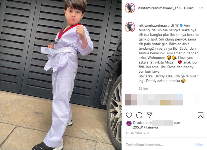 MNikita Mirzani Posting Foto Azka
