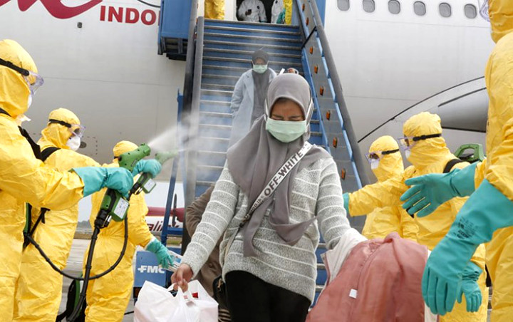 Semprotan Untuk Sterilkan WNI Wuhan Jadi Sorotan, Ini Penjelasan Kemenkes