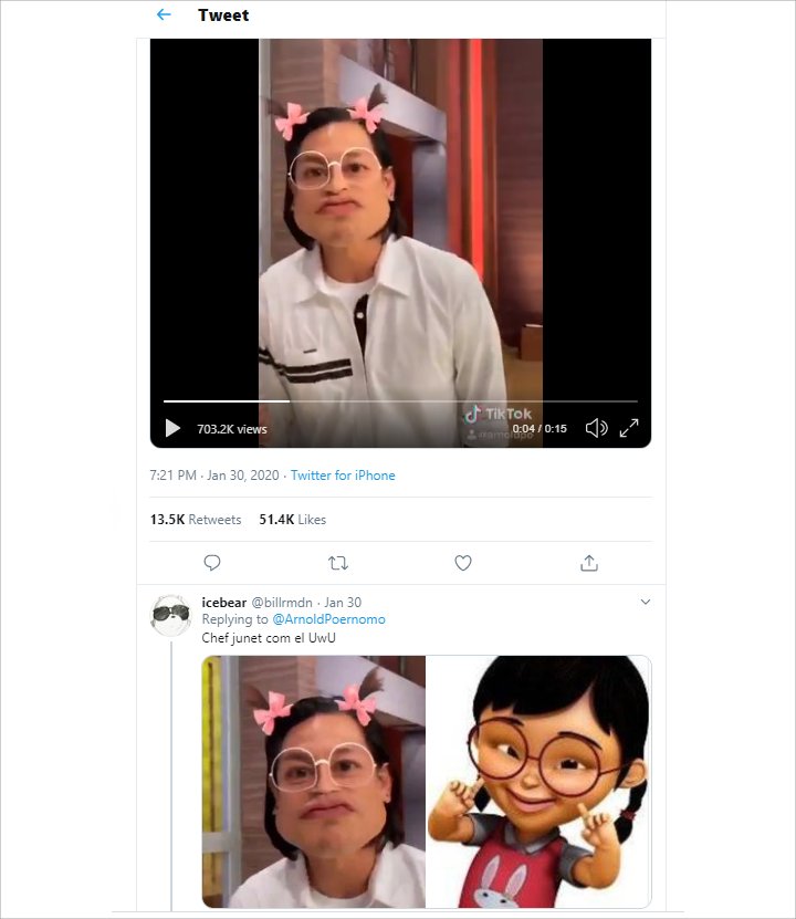 Chef Arnold Main TikTok