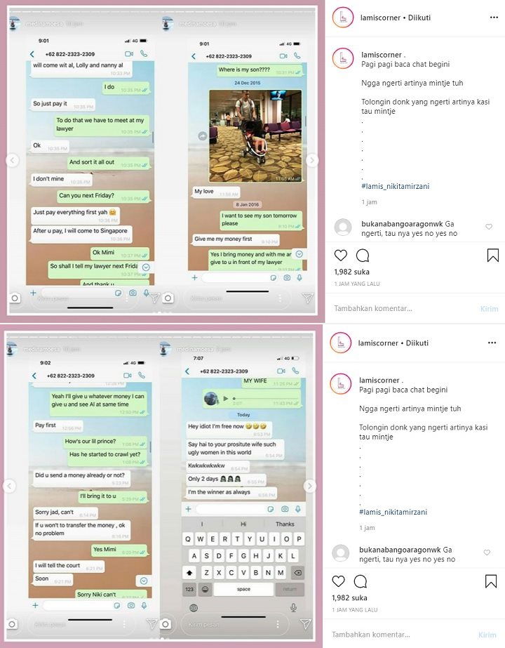 InstaStory Medina Moesa Istri Sajad Ukra, Mantan Suami Nikita Mirzani