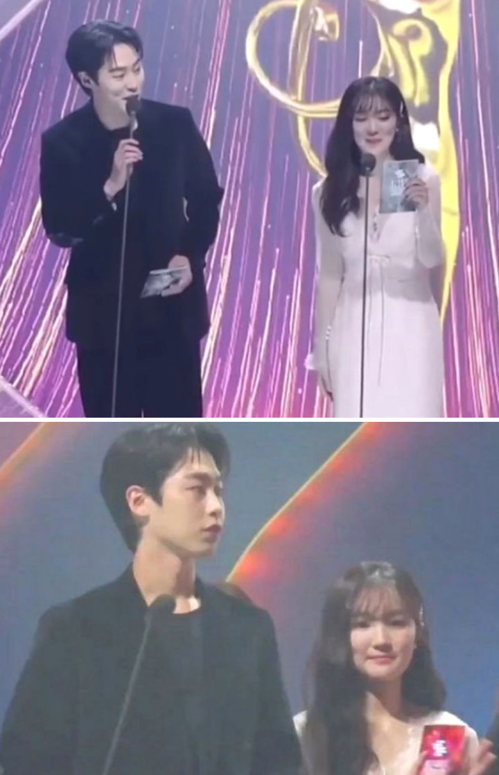 SMA 2020: Kim Hye Yoon Kedapatan Gandeng Lee Jae Wook Saat Turun Panggung