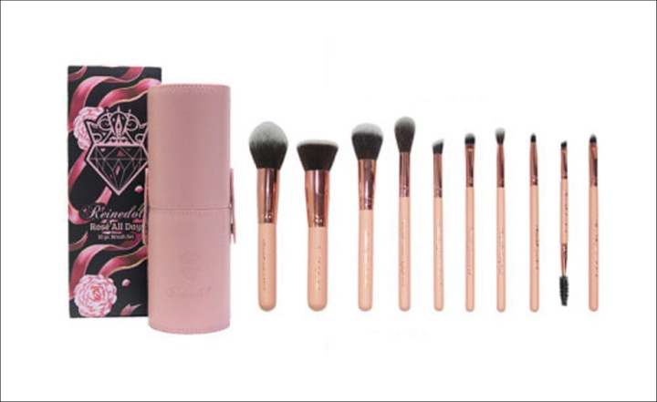 Reinedoll Rose All Day 10 Pc Brush Set Yang Harganya Hampir Sejutaan