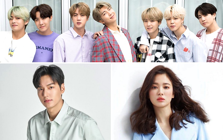 BTS, Lee Min Ho dan Song Hye Kyo Dipilih Sebagai Wajah Korea Selatan di Mata Dunia BTS, Lee Min Ho dan Song Hye Kyo Dipilih Sebagai Wajah Korea Selatan di Mata Dunia