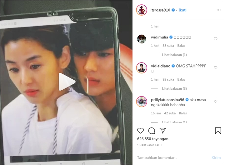 Rossa Keranjingan TikTok Sampai \'Nangis-Nangis\', Kocaknya Vidi Aldiano Komentar Ini