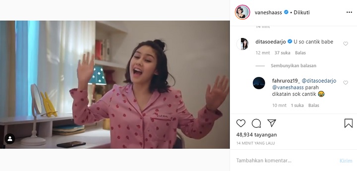 Dita Soedarjo Ngatain Vanesha Prescilla Sok Cantik?