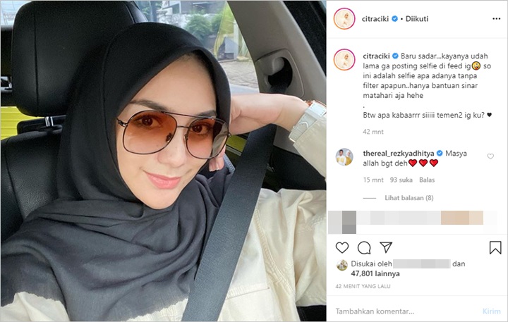 Citra Kirana Selfie