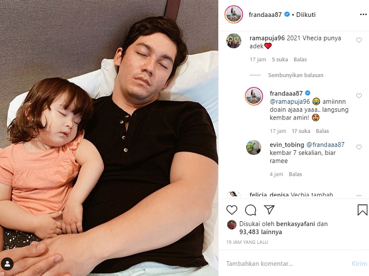 Franda Ungkap Rencana Punya Anak Kembar Tahun Depan