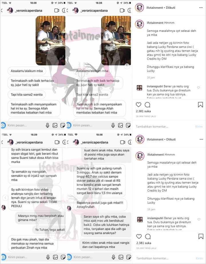 Istri Lucky Perdana Curhat