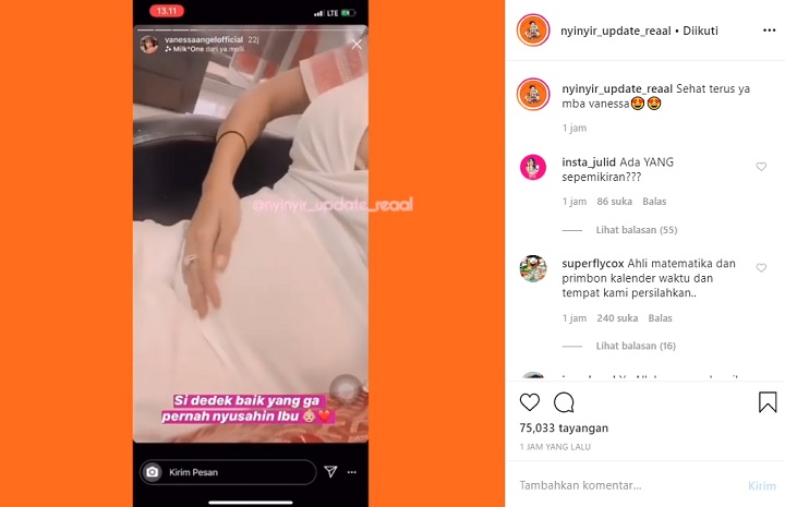 Jelang Resepsi, Usia Kehamilan Vanessa Angel Justru Kembali Jadi Bahan Gosip