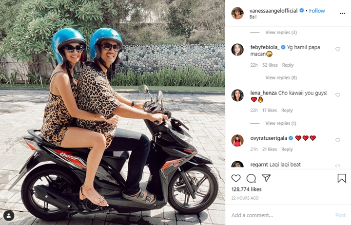 Vanessa Angel Pamer Kaki Mulus Lagi Honeymoon di Bali, \'Perut Buncit\' Justru Bikin Salfok