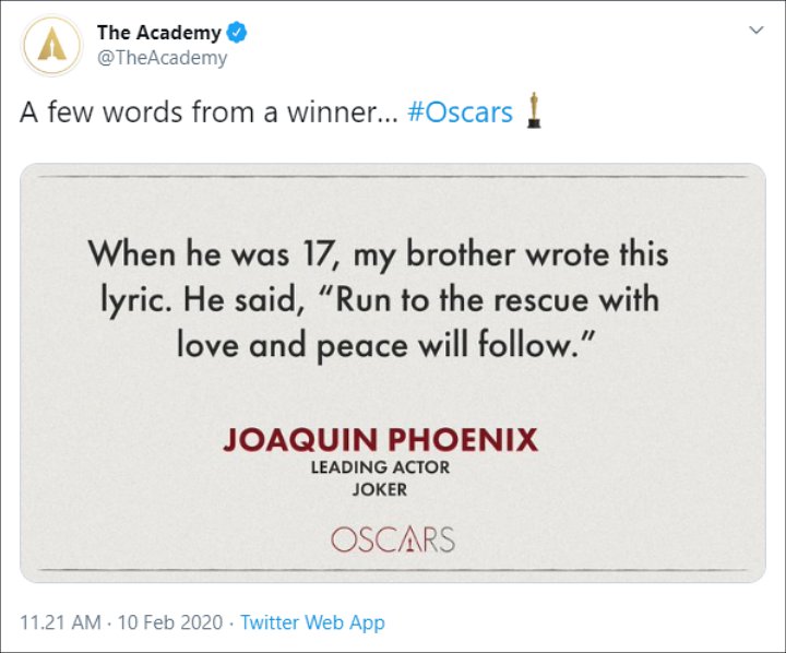 Joaquin Phoenix Menang Best Actor