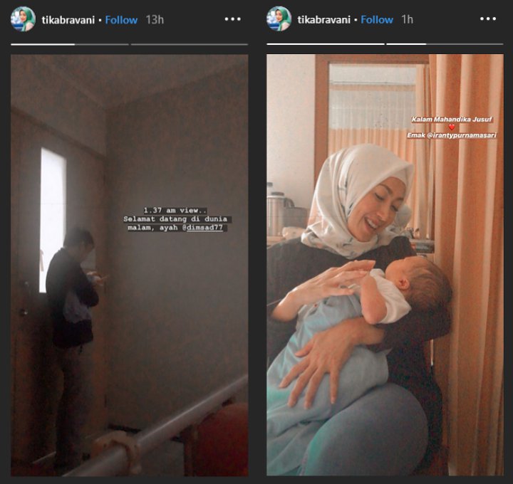 3 Tahun Menikah, Tika Bravani Akhirnya Melahirkan Anak Pertama