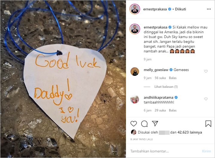 Ernest Prakasa mau Tambah Momongan?