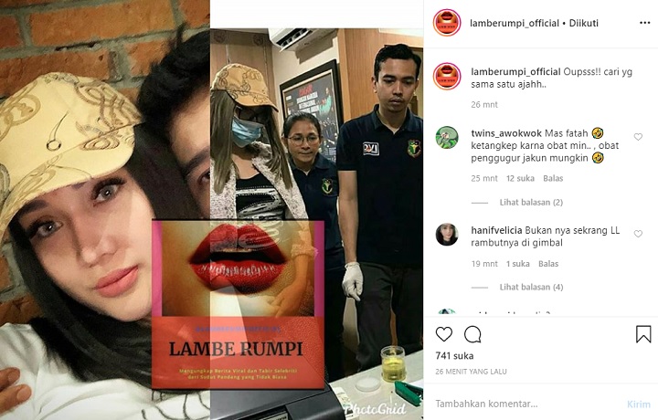 Gebby Vesta Bocorkan Lucinta Luna Telah Ditangkap atas Kepemilikan Narkoba