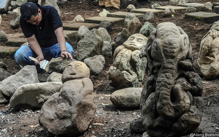 Patung Ganesha dan Manusia Kerdil Ditemukan di Tasikmalaya, Arkeolog Sebut Ada yang Janggal