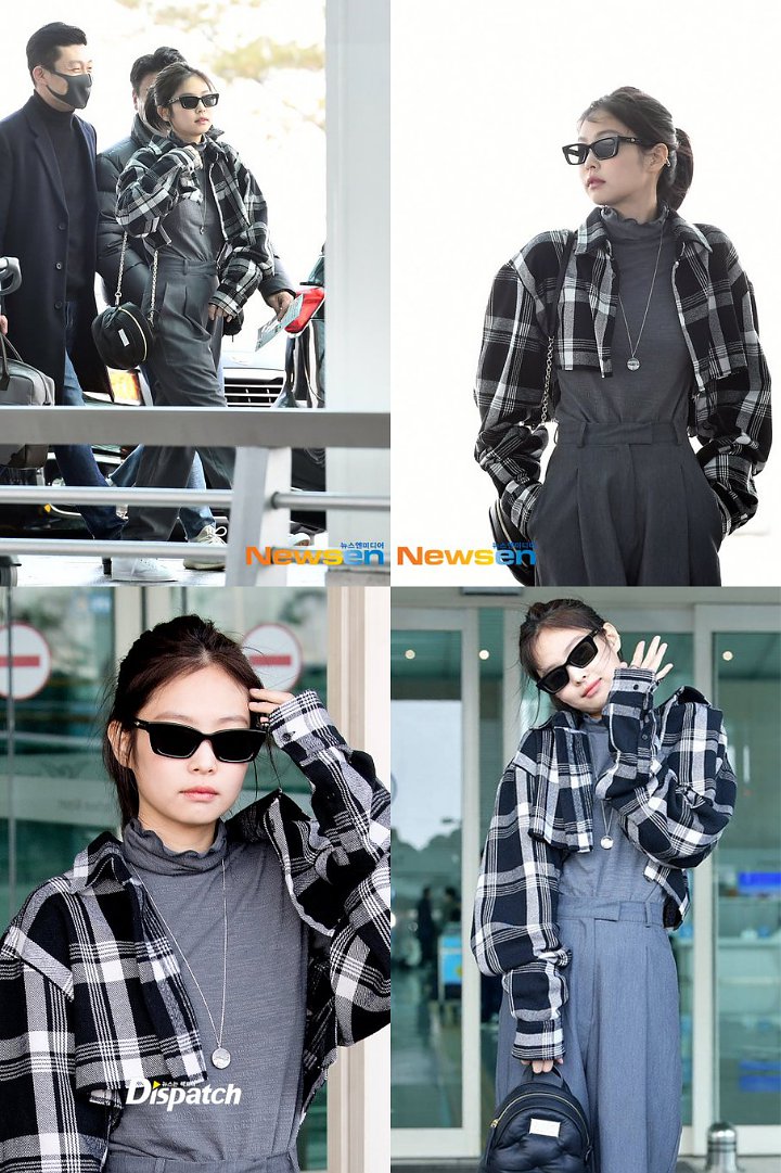 Dandanan Jennie BLACKPINK Saat Berangkat ke London Dipuji Kelewat Imut