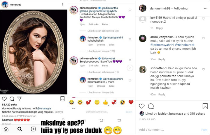 Syahrini Disindir Iri ke Luna Maya