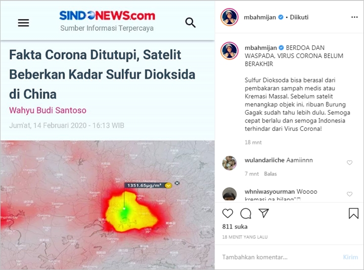 Mbah Mijan Komentari Isu Tiongkok Tutupi Fakta Jumlah Korban