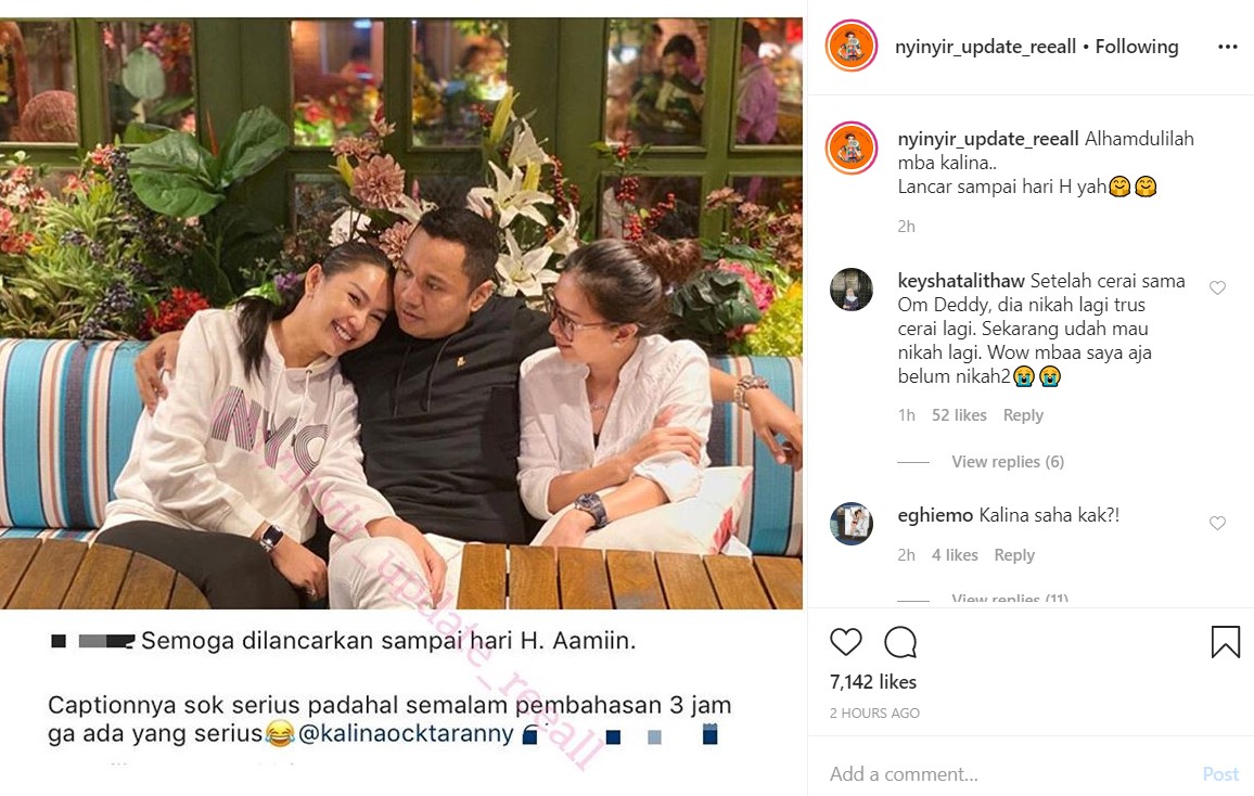 Kalina Oktarani Akan Segera Menikah Dengan Pengacara Rey Utami?