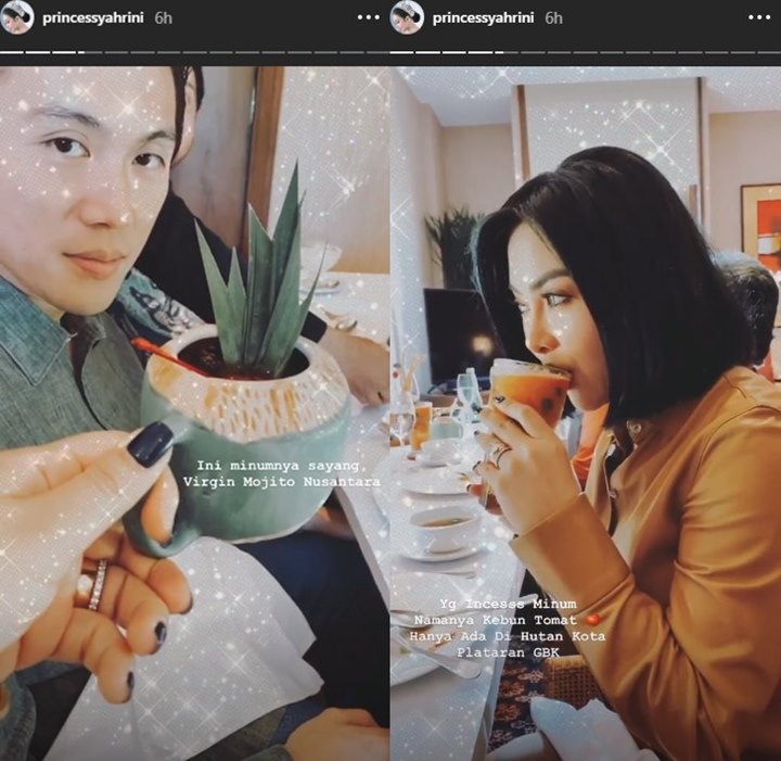 Usai Diduga Sindir Luna Maya, Syahrini Pamer Dukungan untuk Bisnis Baru Suami