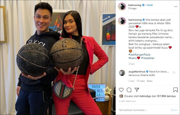 Baim Wong ke Amerika Bareng Cewek Cantik, Paula Cemburu Suruh Pulang