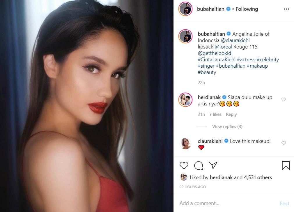 Begini Reaksi Cinta Laura Saat Disebut Mirip Angelina Jolie Versi Indonesia